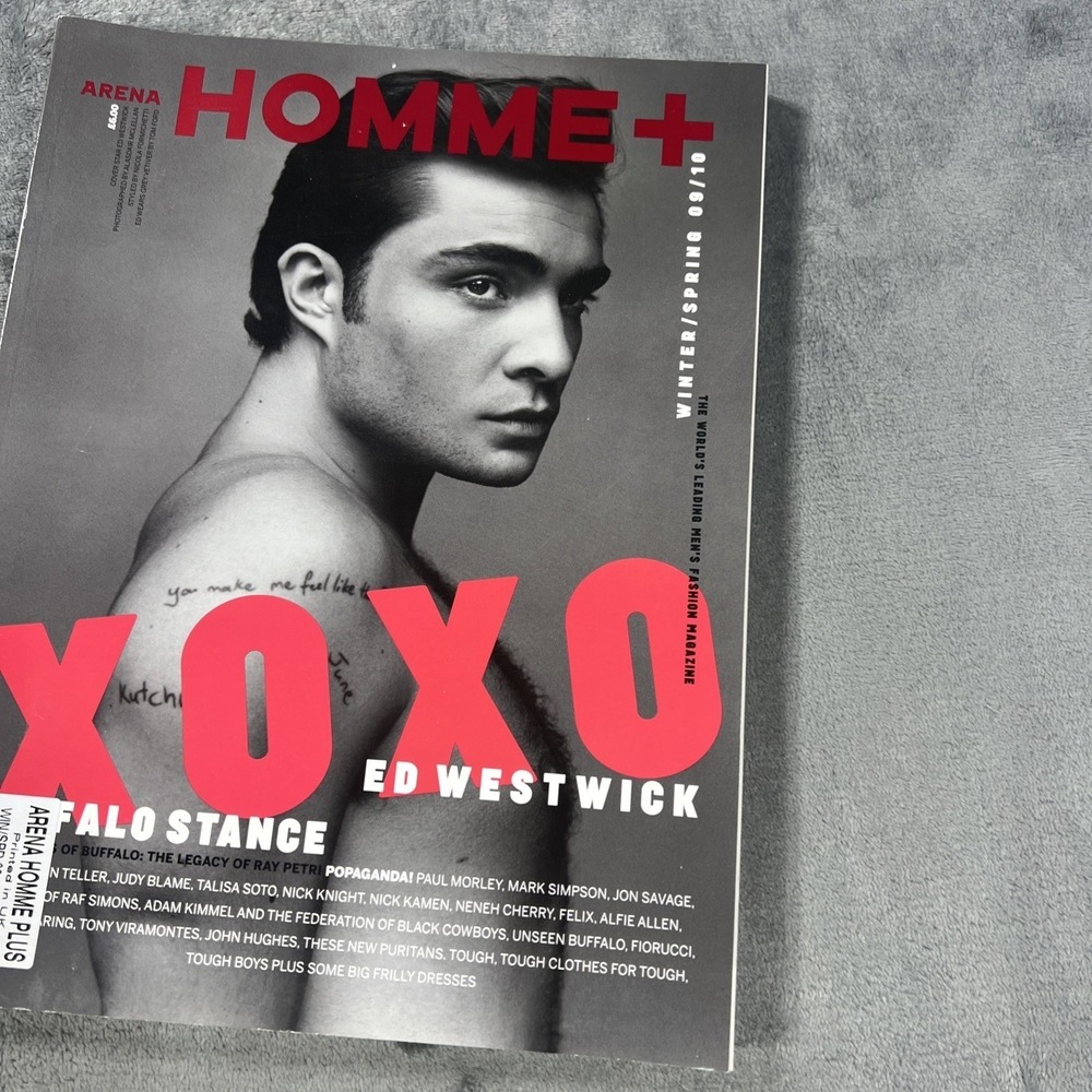 Arena Homme + Magazine XOXO Ed Westwick Popaganda Mens Luxury Fashion 09/10 RARE - Picture 7 of 16